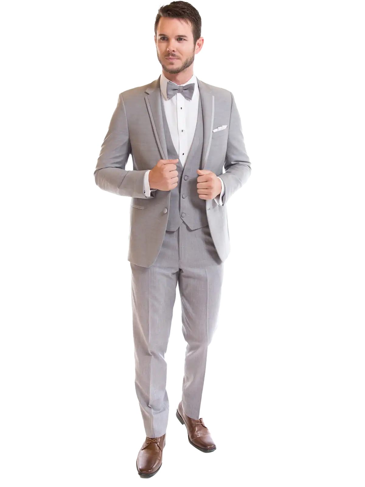 Heather Grey Lennox Formal Suit - Image 4