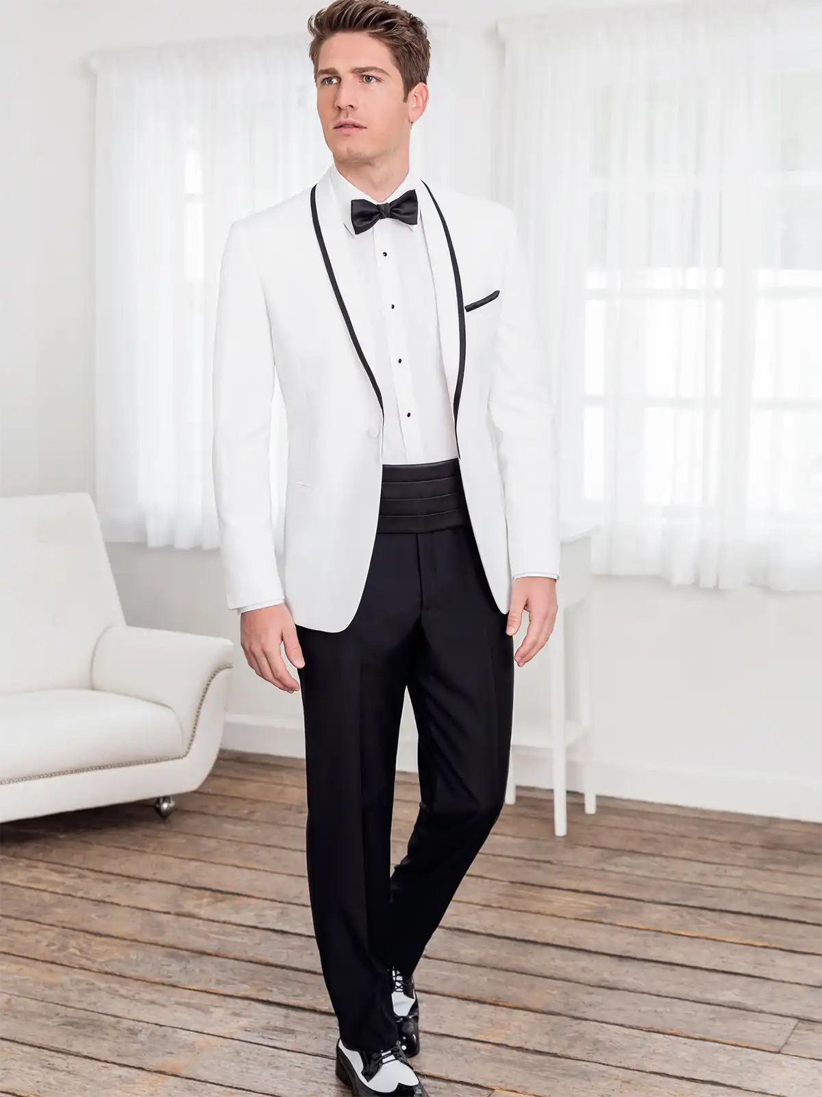White Waverly Tuxedo - Image 3