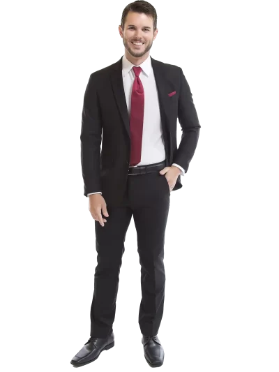 Black Ultra Slim Suit