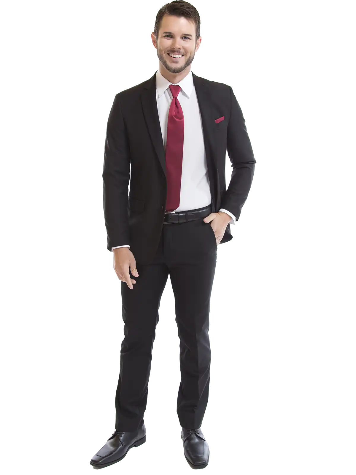 Black Ultra Slim Suit