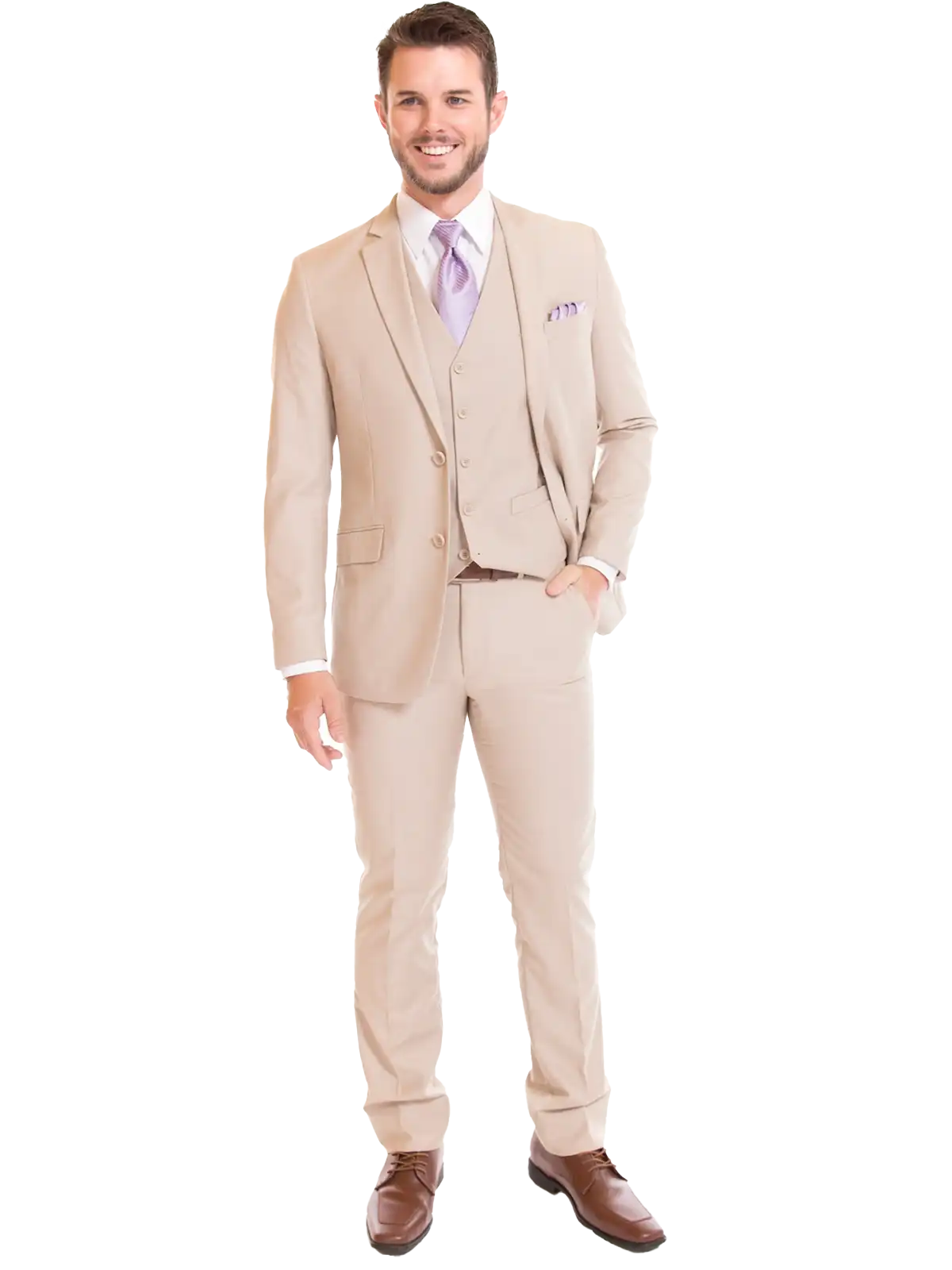 Tan Sand David Major Suit - Image 4