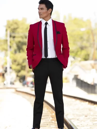 Red Carmine Tuxedo