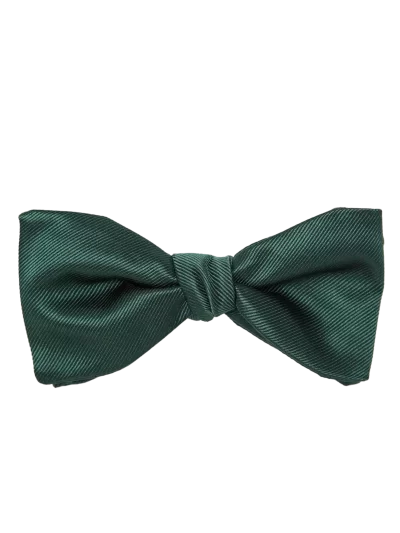 Hunter Green Bow Tie & Pocket Square
