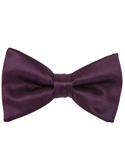 Plum Bow Tie & Pocket Square